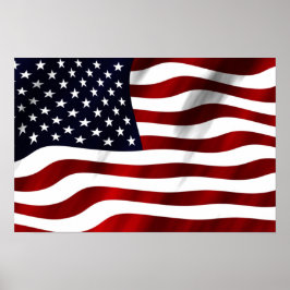 Amerikansk flagga poster