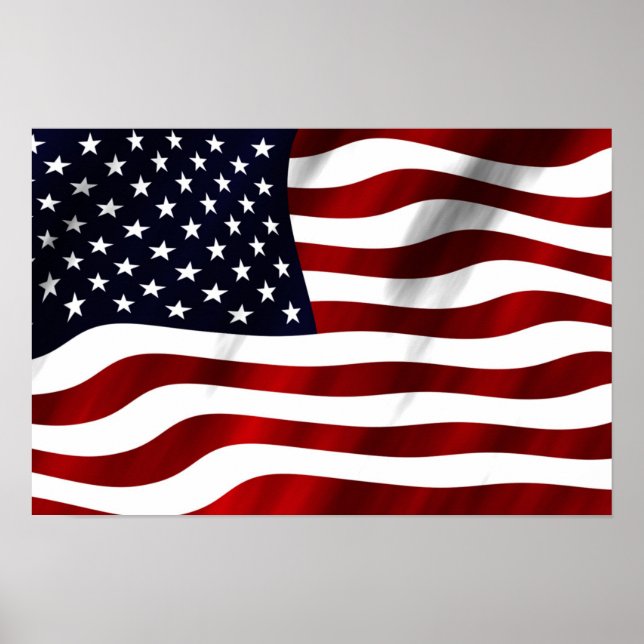 Amerikansk flagga poster (Framsidan)