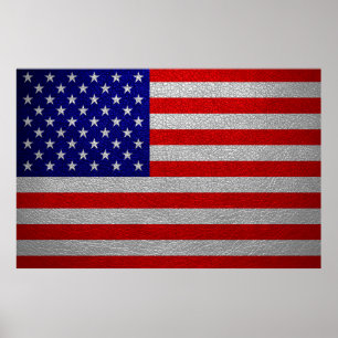 Amerikansk Flagga Poster