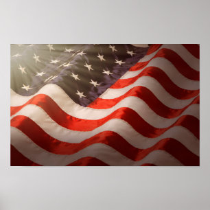 Amerikansk Flagga Poster