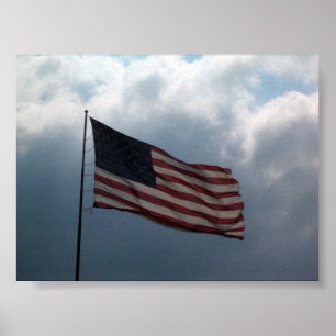 Amerikansk Flagga Poster