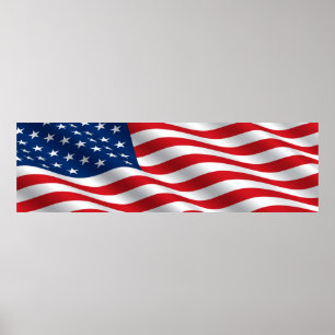Amerikansk Flagga Poster - srf
