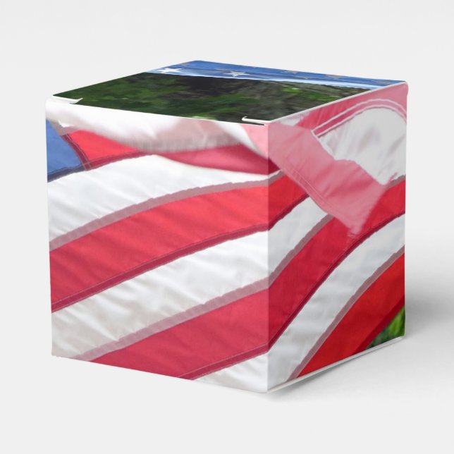Amerikansk Flagga Presentaskar (Framsidan Sidan)