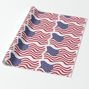 AMERIKANSK FLAGGA PRESENTPAPPER
