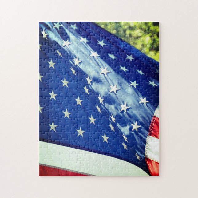 Amerikansk Flagga Pussel (Vertikal)