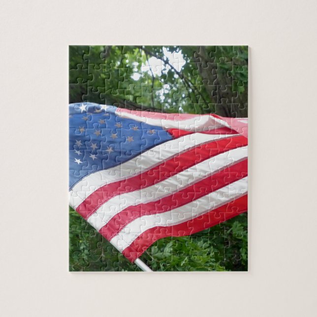 Amerikansk Flagga Pussel (Vertikal)