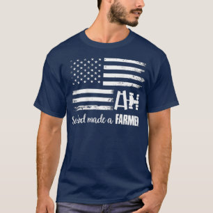 Amerikansk Flagga, så Gud gjorde en jordbrukare T Shirt