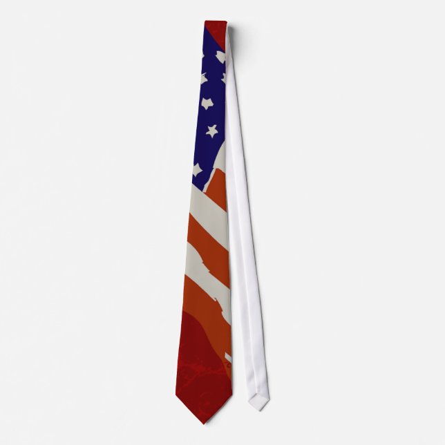 Amerikansk Flagga Slips (Framsida)