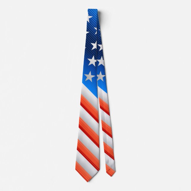 Amerikansk Flagga Slips (Framsida)