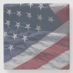 Amerikansk flagga. stenunderlägg