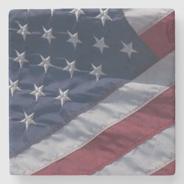 Amerikansk flagga. stenunderlägg (Framsidan)