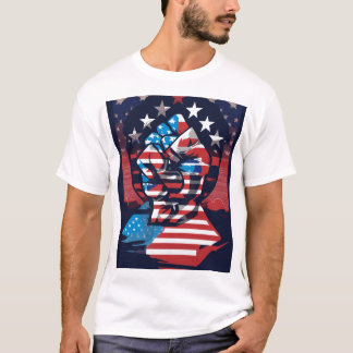 Amerikansk Flagga T Shirt
