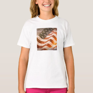 Amerikansk flagga t shirt