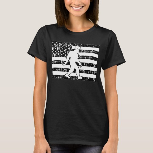 Amerikansk Flagga T Shirt (Framsida)