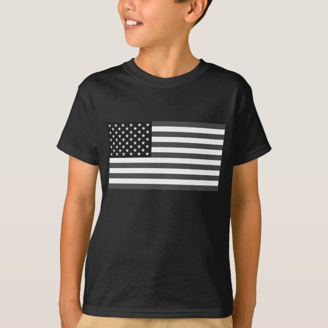 Amerikansk flagga t shirt (Framsida)