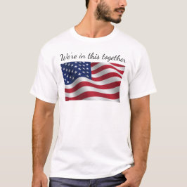 Amerikansk flagga t-shirt