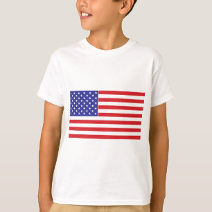 Amerikansk Flagga T-shirt