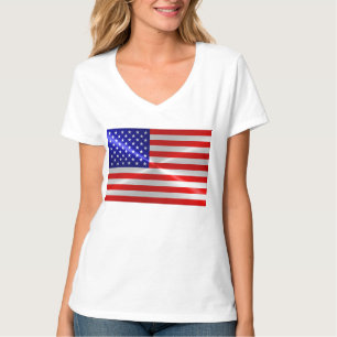 Amerikansk flagga t-shirt
