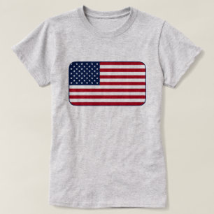 Amerikansk Flagga T Shirt