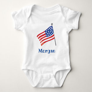 Amerikansk Flagga T Shirt
