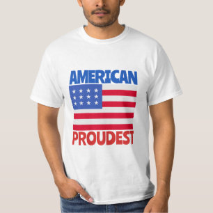 Amerikansk Flagga T Shirt