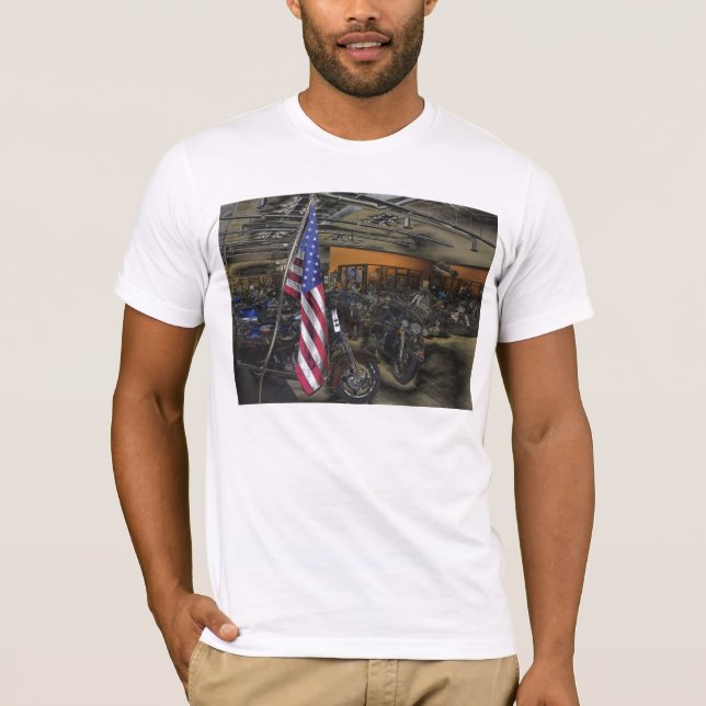 Amerikansk Flagga T-shirt (Framsida)