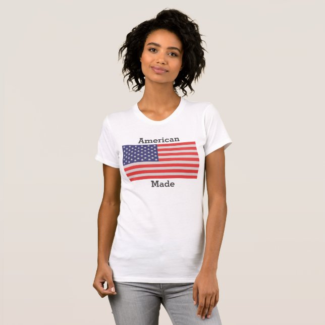 Amerikansk flagga t shirt (Hel framsida)