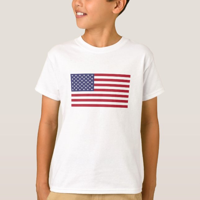 Amerikansk Flagga Tee (Framsida)