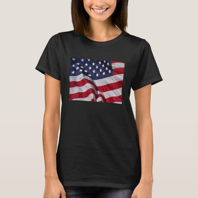 Amerikansk Flagga Tee (Framsida)
