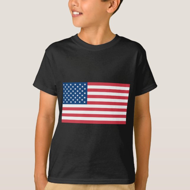 Amerikansk Flagga Tee (Framsida)