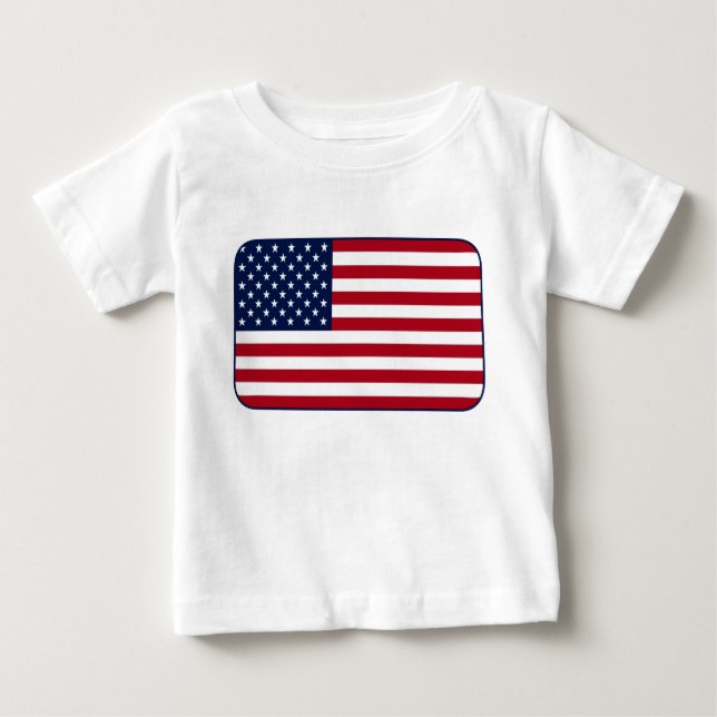 Amerikansk Flagga Tee (Framsida)
