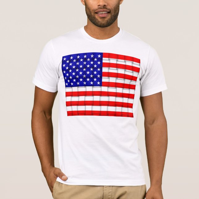Amerikansk Flagga Tee (Framsida)