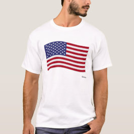 Amerikansk Flagga Tee Shirt