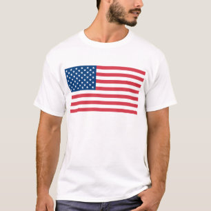 Amerikansk Flagga Tee Shirt