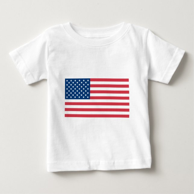 Amerikansk Flagga Tee Shirt (Framsida)