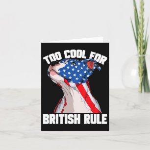 Amerikansk Flagga till Coola för brittisk artikel Kort