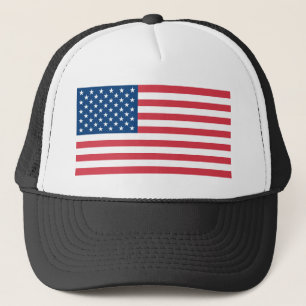 Amerikansk Flagga Truckerkeps