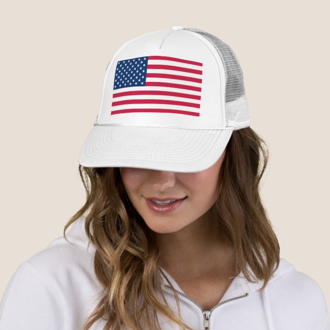 Amerikansk Flagga Truckerkeps Patriotic (In Situ)