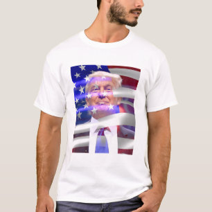 amerikansk flagga-trump 2020 t shirt