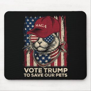Amerikansk Flagga: Trump to Spara our Pets 2024 Musmatta