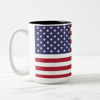 Amerikansk Flagga Två-Tonad Mugg