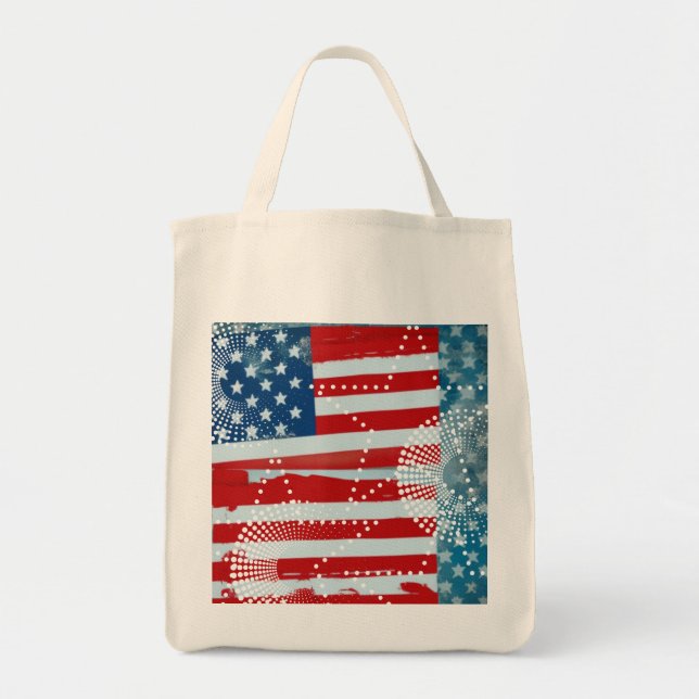Amerikansk Flagga Tygkasse (Framsidan)