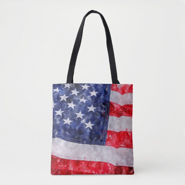 Amerikansk flagga tygkasse (Framsida)