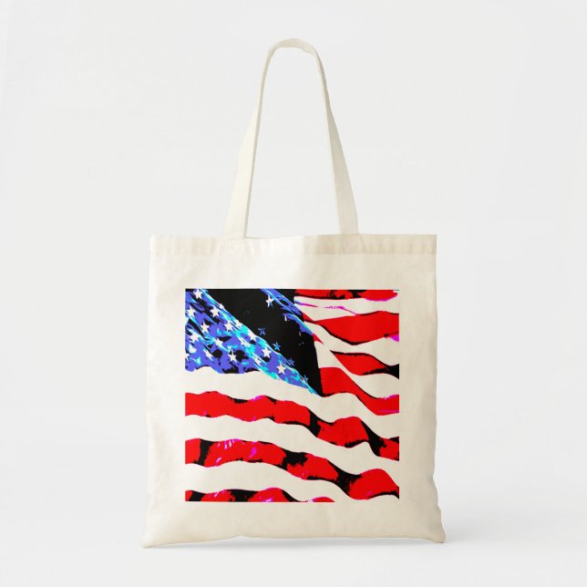 Amerikansk flagga tygkasse (Framsidan)