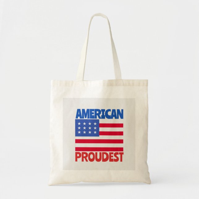 Amerikansk Flagga Tygkasse (Framsidan)
