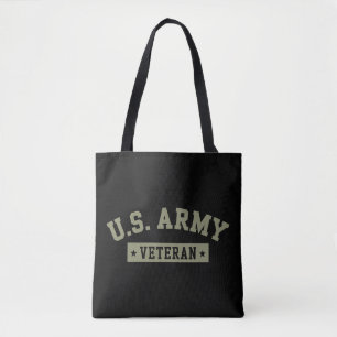 Amerikansk flagga USA arméveteran veteraner Tygkasse