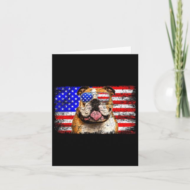 Amerikansk flagga Usa fantastisk  Kort (Framsida)