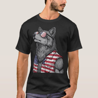 Amerikansk flagga Usa flagga 4:e juli patriotisk r T Shirt