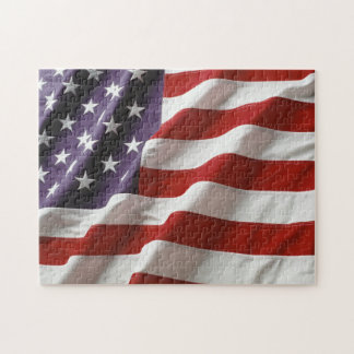 Amerikansk Flagga - USA Puzzle Pussel