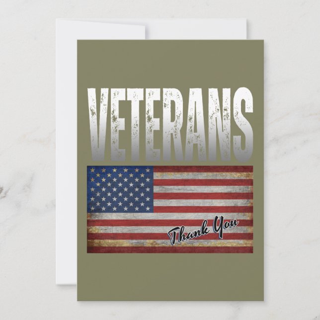AMERIKANSK FLAGGA VETERANER TACK 4 JULI  INBJUDNINGAR (Framsida)